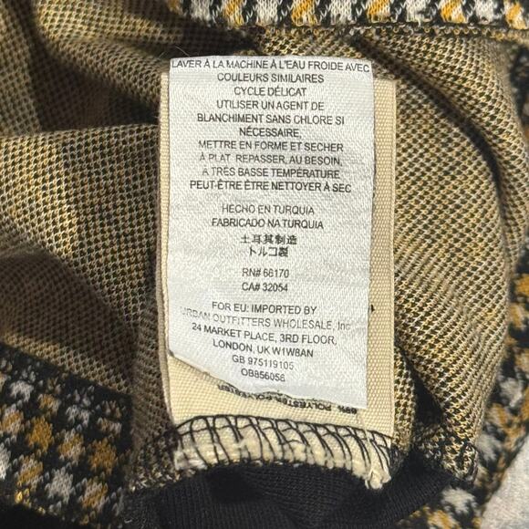 Free People Crop Top Boston Y2K Cottage 90s Grunge Academia Preppy Yellow XS - Picture 4 of 6